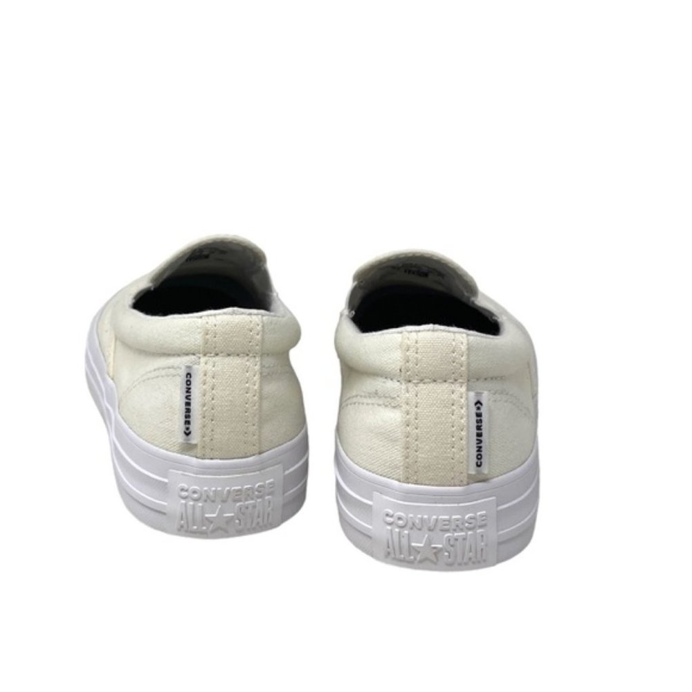 Converse Ctas Slip On Low Top Canvas White Women's Sneakers Custom 171852C-WHT - Picture 5 of 10